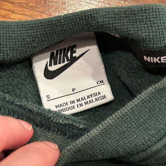 Nike Sweatshirt Michigan State Spartans Center Swoosh Crew Neck Size Small - Picture 4 of 5